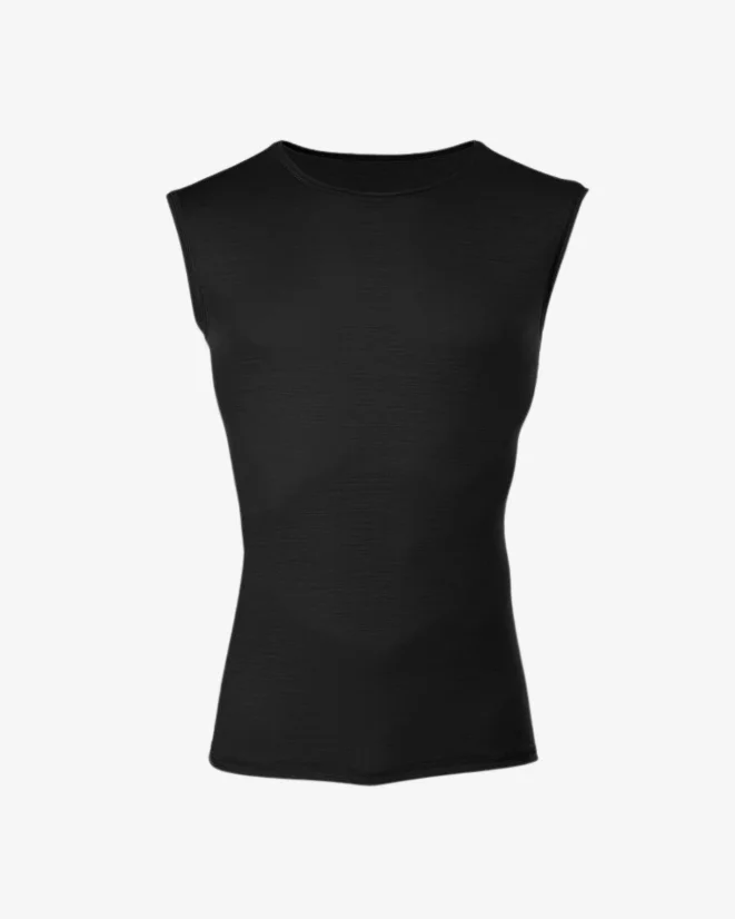 Herren Funktions-Tank-Top Merino 140 - Farbe: Grün, Größe: S