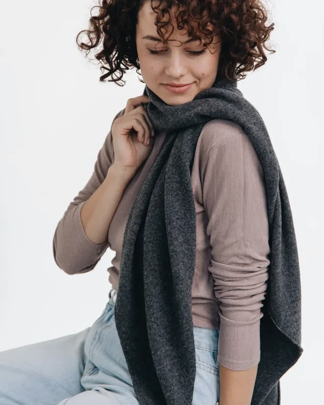 Scarf Cashmere Black