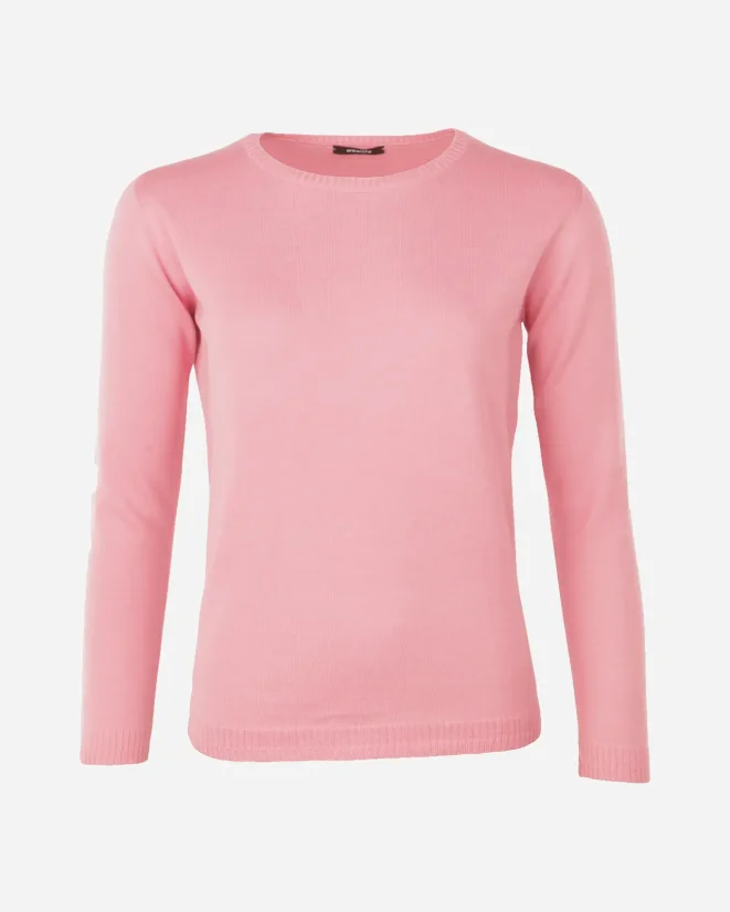 Damenpullover aus Wolle Merinomischung - Farbe: Grau, Größe: XL