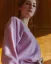 Women´s Deep Neck Wool Sweater Cashmere - Color: Orange, Size: S