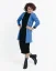 Damen 3/4 Strickjacke aus Wolle - Farbe: Schwarz, Größe: S