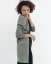 Damen 3/4 Strickjacke aus Wolle - Farbe: Schwarz, Größe: S