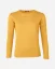 Damen Pullover aus Merinowolle - Farbe: Gelb, Größe: S