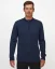 Men´s Merino Blend Zip Sweater - Color: Blue, Size: S
