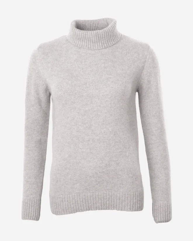 Damen-Rollkragenpullover aus Kaschmir - Farbe: Zimt, Größe: XL