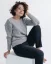 Dámský vlněný slim fit svetr Alpaka Blend - Barva: Šedá, Velikost: M-L