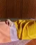 Women´s Deep Neck Wool Sweater Cashmere - Color: Orange, Size: S