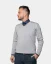 Men´s Merino Wool Sweater with Deep Neckline - Color: Grey, Size: S