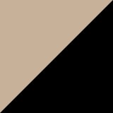 Schwarz und beige