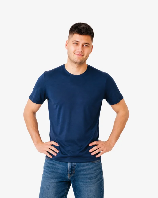 Men´s Functional T-shirt Merino 140 - Color: Khaki, Size: S