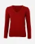 Woll-Kaschmir-Crewneck-Pullover für Damen - Farbe: Zimt, Größe: XXXL