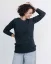 Dámský vlněný slim fit svetr Alpaka Blend - Barva: Šedá, Velikost: M-L