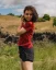 Damen Funktions T-Shirt Merino 140 - Farbe: Wein, Größe: L