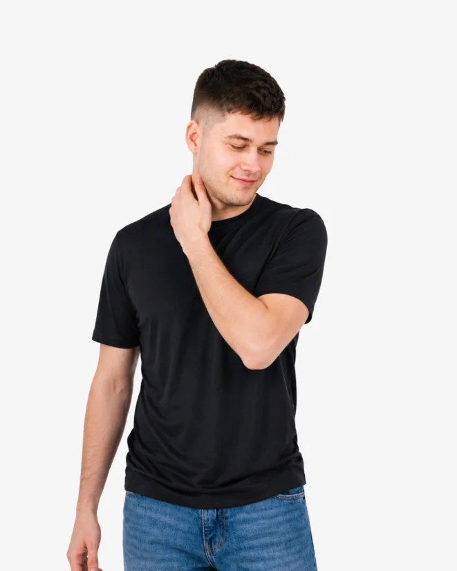 Men´s Functional T-shirt Merino 140 - Color: Khaki, Size: S