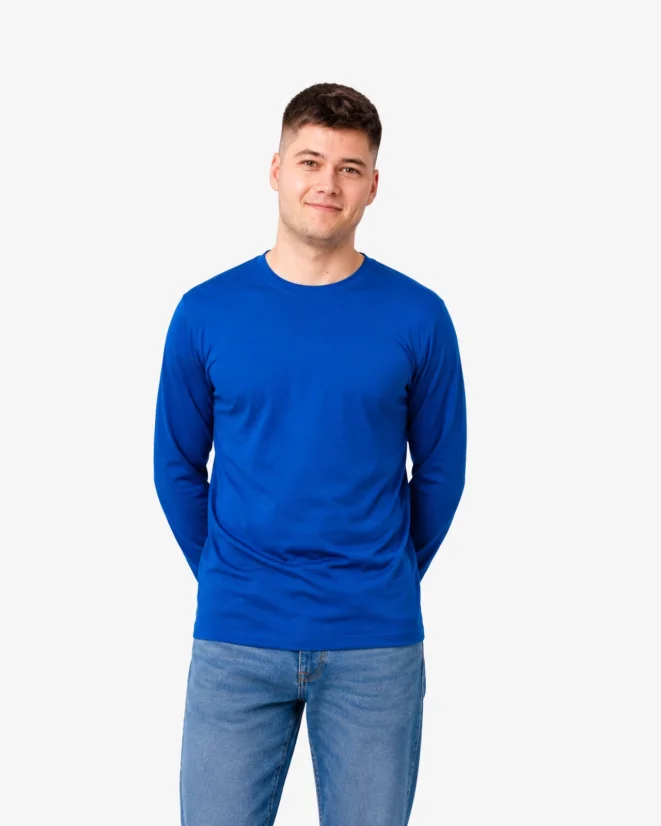 Men´s Functional T-Shirt Merino 140 Long Sleeve - Color: Khaki, Size: XXL