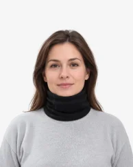 Damen Funktionshalswärmer Merino 210 Schwarz Größe UNI
