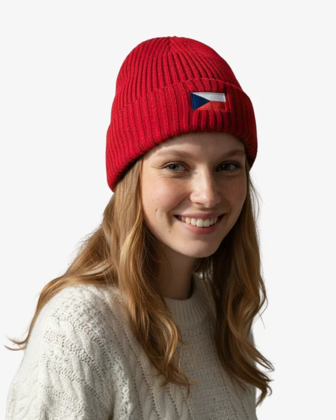 Čepice woolife CZ Power Merino Extra Fine - Kolor: Kremowy, Rozmiar-wymiary: L-XL