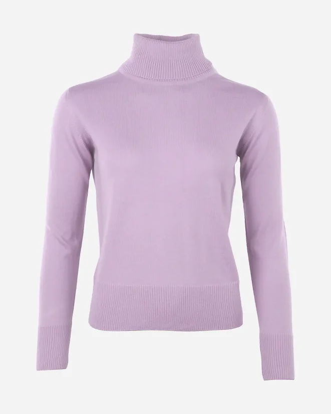 Damen Woll-Rollkragenpullover Bodywarmer - Farbe: Schwarz, Größe: XL
