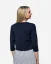 Women´s 3/4 Merino Wool Bolero - Color: Blue, Size: L