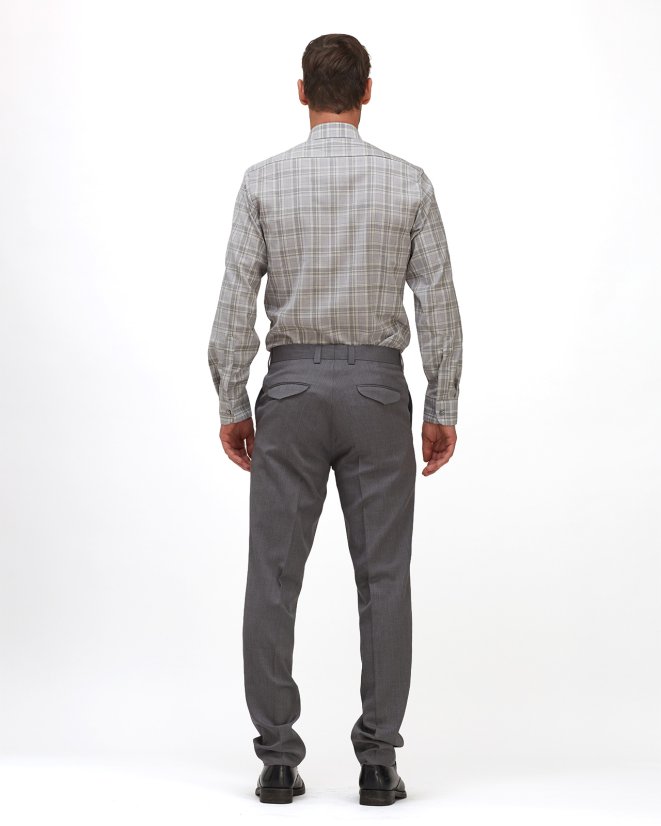 Herrenstrumpfhose Merino SUPER 120s - Farbe: Grau, Größe: 56