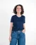 Damen Funktions T-Shirt Merino 140 - Farbe: Hellblau, Größe: XL