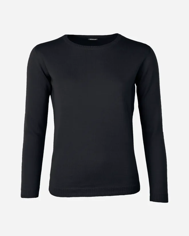 Dámsky sveter Merino Extra Wool - Farba: Čierna, Veľkosť: XS
