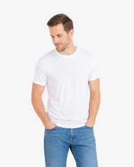 Herren Funktions-T-Shirt Merino 195 Weiß