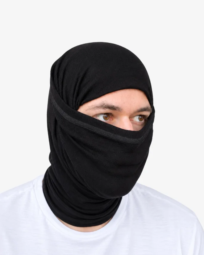 Herren Funktionshalswärmer Merino 210 Schwarz Größe UNI