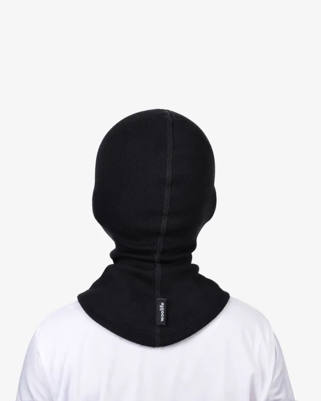Kids’ Merino Wool Balaclava 240 Black UNI