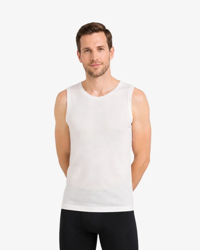 Men´s Functional Tank Top Merino 210 - Color: Black, Size: XL