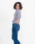Damen Woll-Rollkragenpullover Merino - Farbe: Grau