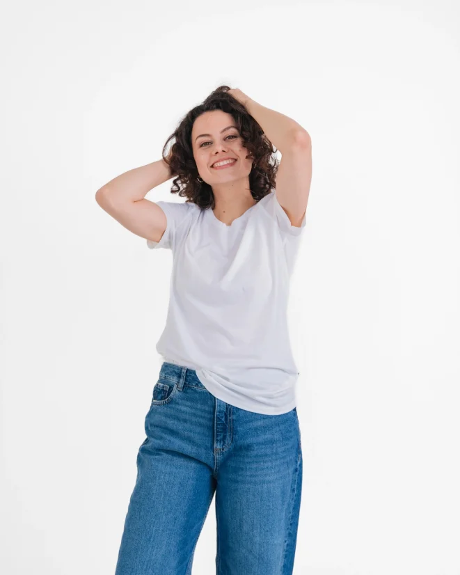 Dámske funkčné tričko Merino 195 Biela - Farba: Biela, Veľkosť: XL