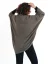 Wool Plaid Scarf with armholes