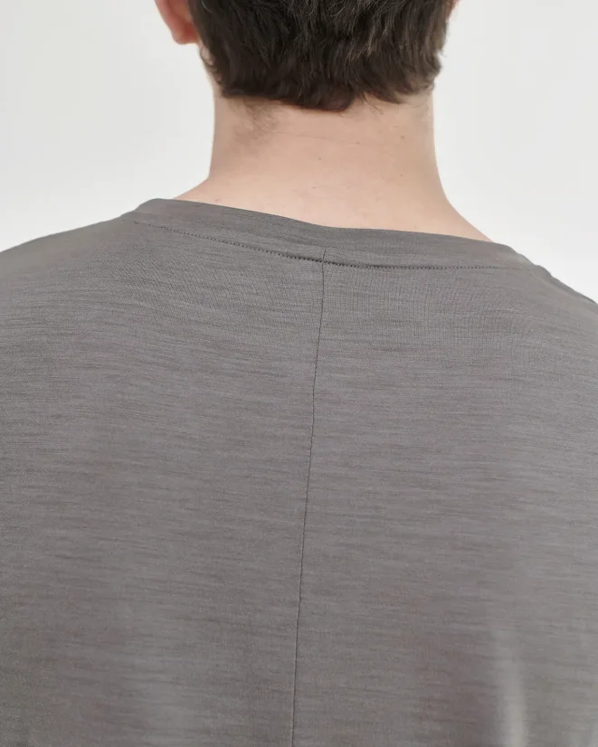 Men´s T-shirt Merino Basic 140 - Color: Black, Size: L