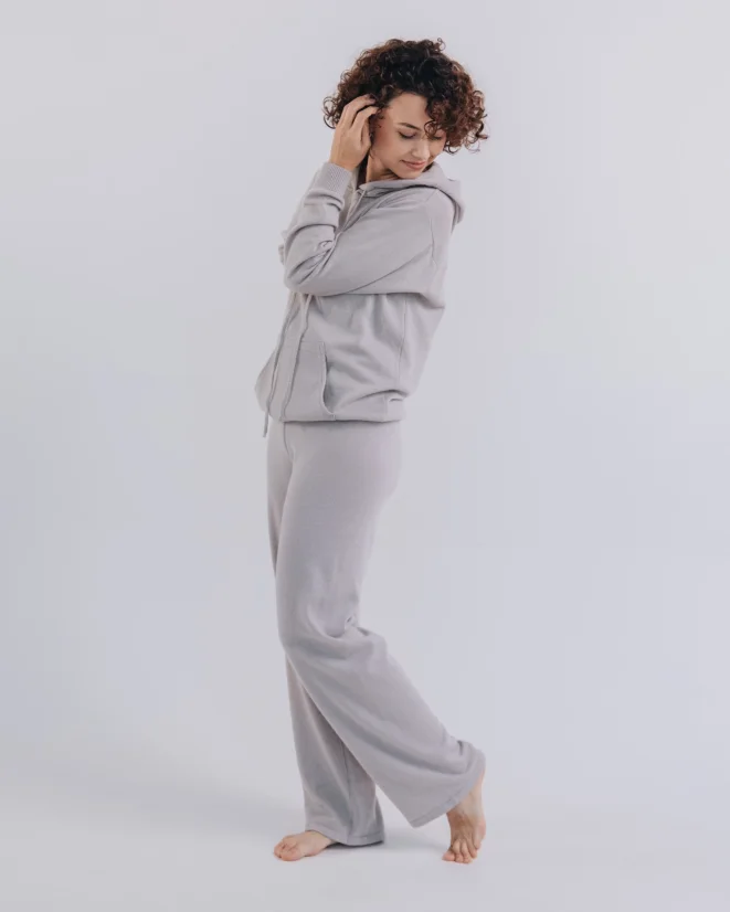 Women´s Cashmere Blend Pants - Color: Black, Size: XS-S