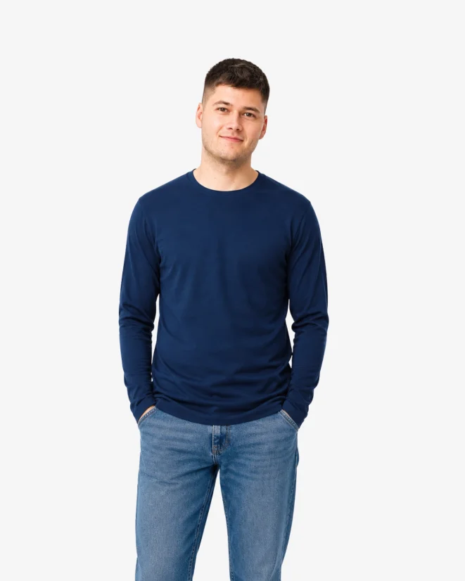 Men´s Functional T-Shirt Merino 140 Long Sleeve - Color: Khaki, Size: XXL