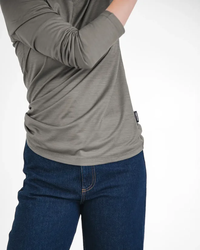 Damen Funktions T-Shirt Merino 140 - Farbe: Dunkelblau, Größe: XL