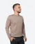 Men´s Merino wool crewneck sweater - Color: Grey, Size: XXL