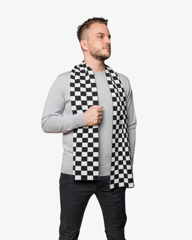Wool scarf MIDI CUBES
