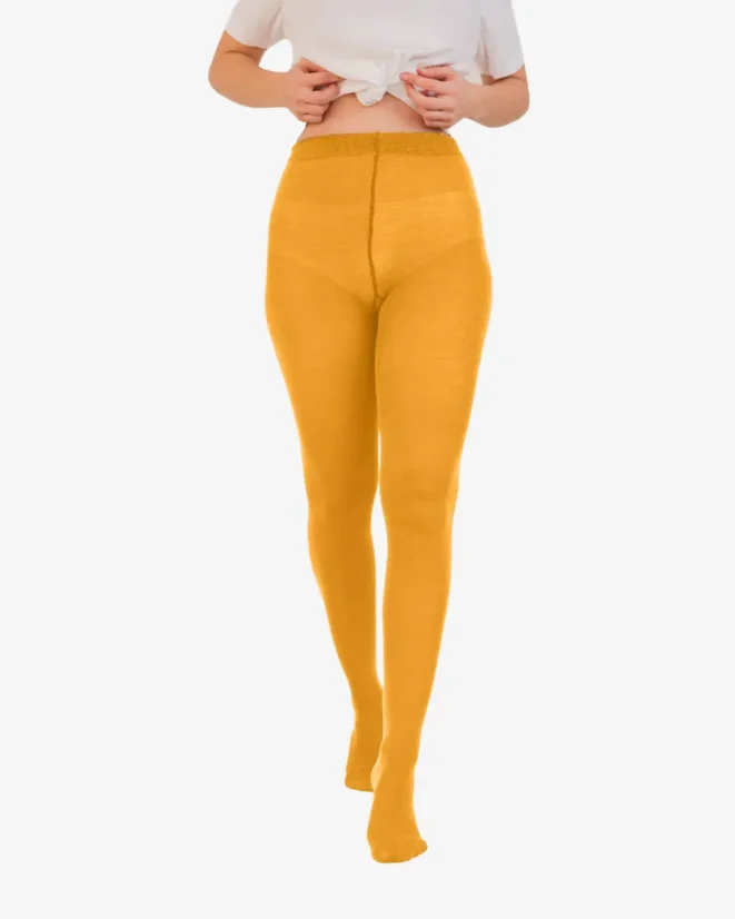 Damen Merino SuperSoft Strumpfhose - Farbe: Schwarz, Strumpfgröße: 176/116