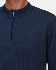 Men´s Merino Blend Zip Sweater