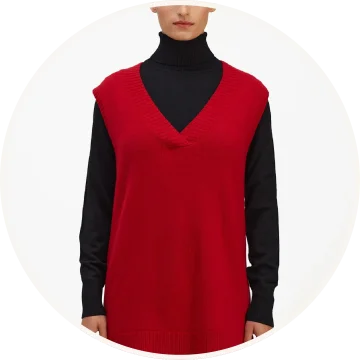 Vests - Maintenance - 30°C Wool | 400 rpm max | Dry loosely laid