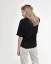 Damen T-Shirt Merino Basic 140 - Farbe: Schwarz, Größe: XXL