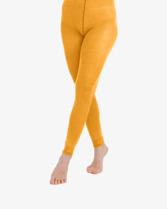 Damen Merino SuperSoft Leggings - Farbe: Olive, Strumpfgröße: 170/116