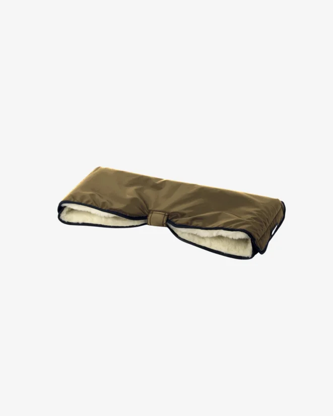 Rukávník na kočárek woolife Kašmír khaki