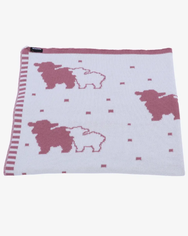 Kocyk dziecięcy Owca Różowy