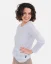 Damen Funktionshemd Merino 195 langarm Weiß - Farbe: Weiß, Größe: L