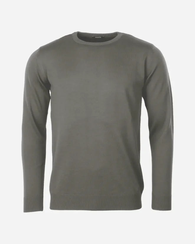 Men´s Merino Blend Wool Sweater - Color: Black, Size: S