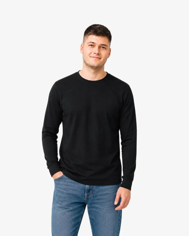 Men´s Functional T-Shirt Merino 140 Long Sleeve - Color: Khaki, Size: XXL