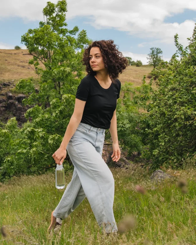 Damen Funktions T-Shirt Merino 140 - Farbe: Wein, Größe: L